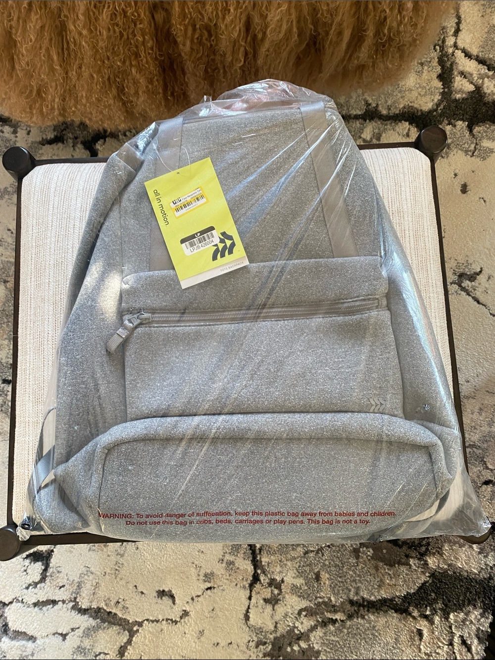 NWT All in motion Light Grey Everyday tote Backpack